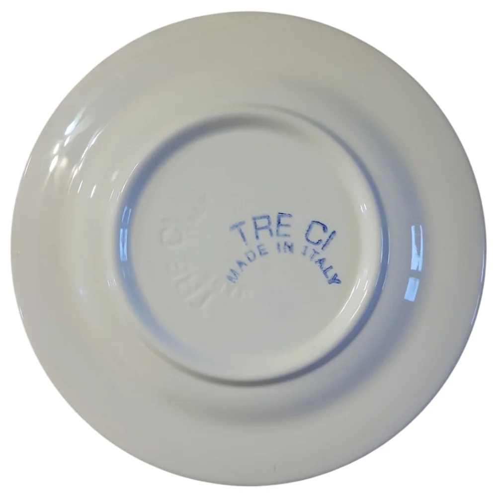 4 Pier 1 Tre Ci Italy Christmas Tree Cabin Salad Dessert Plate 8.5